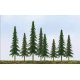 Spruce Trees -- 4 to 6′ 10.2 to 15.2cm pkg(24), HO, JTT Miniature Tree 92027