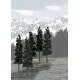 Coniferous Tree Pack - Ready Made Trees(TM) -- 6 to 8′ 15.2 to 20.3cm pkg(12), All Scales, Woodland Scenics 1582