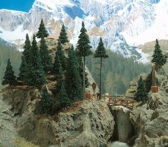 Trees -- Forest Set, HO, Busch Gmbh & Co Kg 6478