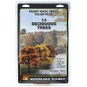 Fall Colors Deciduous Tree Pack - Ready Made Trees(TM) -- 3 to 5′ 7.6 to 12.7cm pkg(14), All Scales, Woodland Scenics 1577