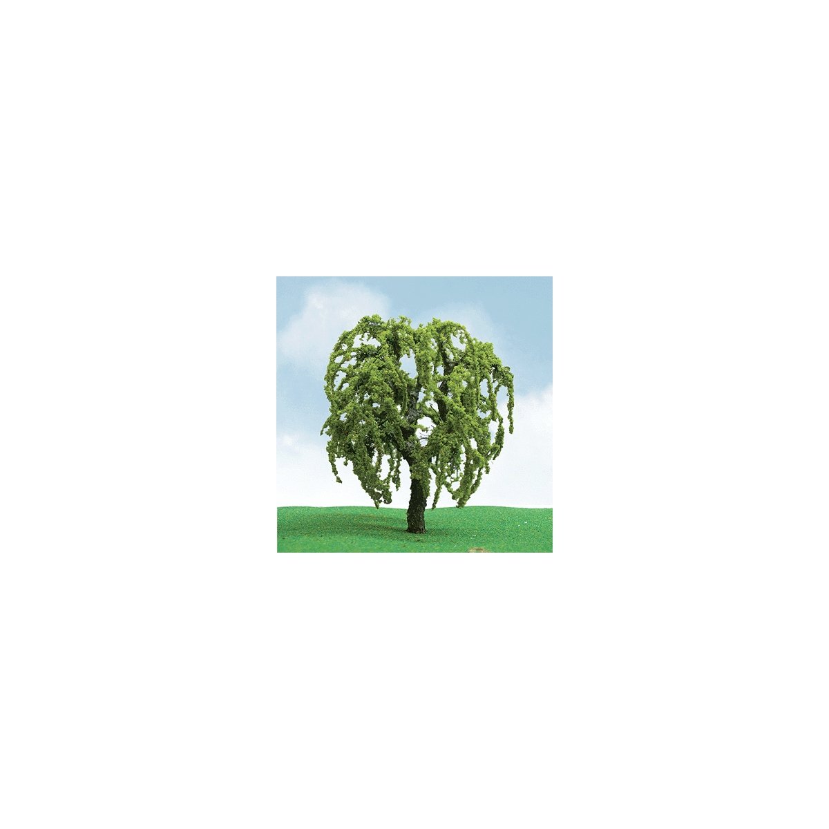 Pro-Elite Series Tree -- Willow 3 to 3-1/2′ 7.6 to 8.9cm Tall pkg(2), HO, JTT Miniature Tree 92302