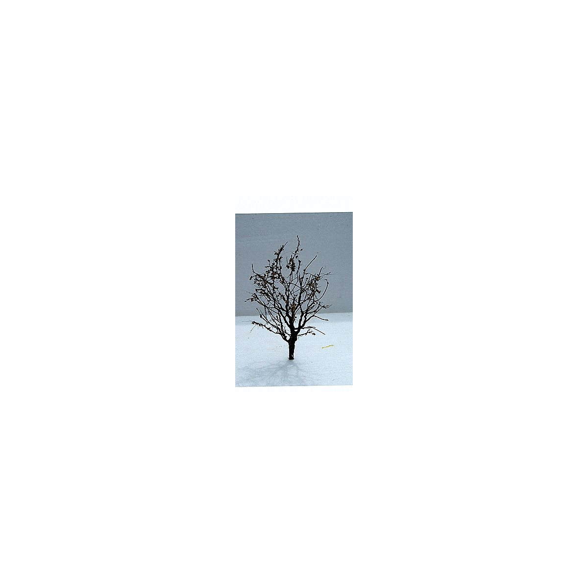 Tree w/Dry Foliage (Late Fall) -- 3-1/2 to 4′ 8.9 to 10.2cm pkg(2), O, JTT Miniature Tree 92322