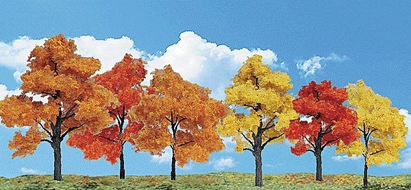 Woodland Classic Trees(R) Ready Made - Harvest Blaze -- 3 to 5′ 7.6 to 12.7cm Tall pkg(, All Scales, Woodland Scenics 3541
