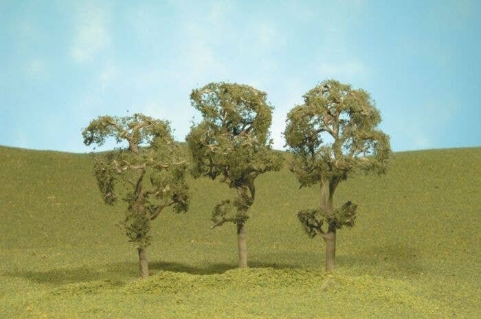 Maple Trees - SceneScapes(TM) -- 3 - 4′ 7.6 - 10.2cm pkg(3), HO, Bachmann Industries 32011
