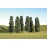Cedar Trees - SceneScapes(TM) -- 5 to 6′ 12.7 to 15.2cm pkg(6), HO, Bachmann Industries 32005