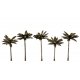 Small Palm Trees - Woodland Classics(TM) Ready Made Trees(TM) -- 3 to 3-3/4′ 7.6 to 9.5, All Scales, Woodland Scenics 3597