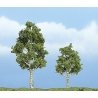 Ready Made Premium Trees(TM) - Deciduous -- Aspen - 1 Each: 2-1/4 & 2-3/4′ 5.7 & 7cm, All Scales, Woodland Scenics 1612