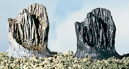 Broken Stumps pkg(14), All Scales, Woodland Scenics 32