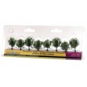 Deciduous Trees - Scene-A-Rama(TM) -- 3/4 to 1-1/4′ 1.9 to 3.2cm pkg(8), All Scales, Woodland Scenics 4148