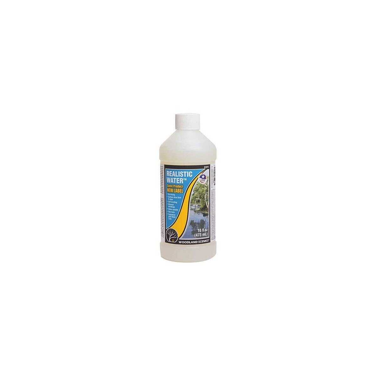 Realistic Water(TM) -- 16oz 473mL, All Scales, Woodland Scenics 1211