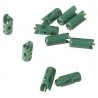 New Style Plugs pkg(10) -- Green, ALL, Marklin, Inc 71413