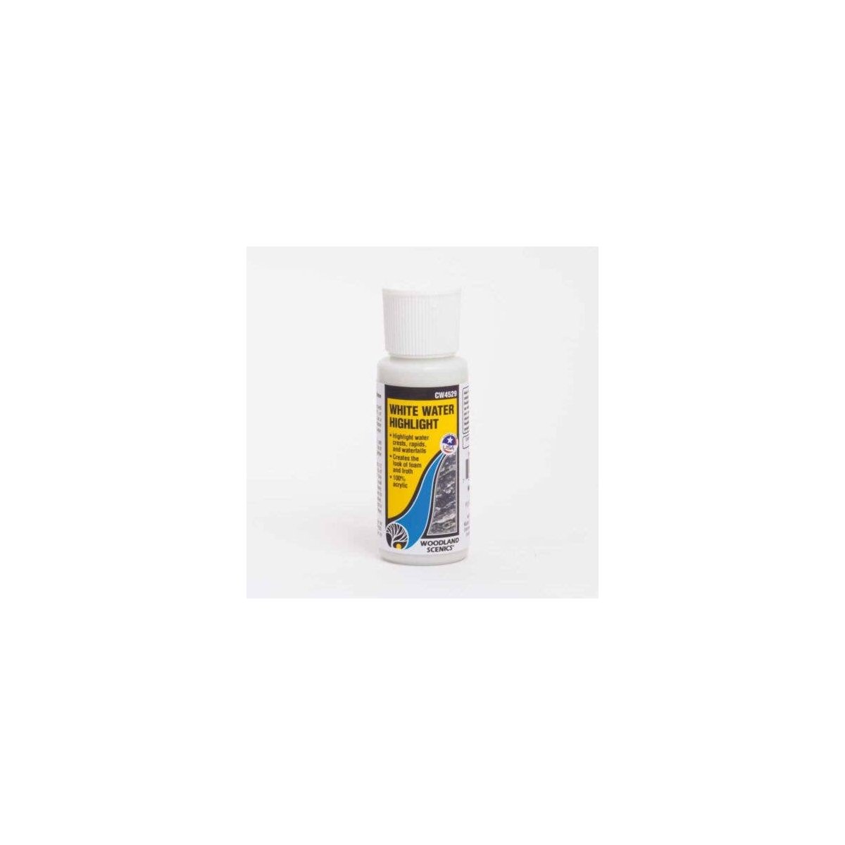 Water System - White Water Highlight -- 2oz 59.1mL, All Scales, Woodland Scenics 4529