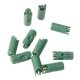 New Style Sockets pkg(10) -- Green, ALL, Marklin, Inc 71423