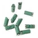 New Style Sockets pkg(10) -- Green, ALL, Marklin, Inc 71423