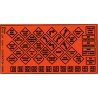 Highway Signs -- Construction 1950s-Present (black, orange), HO, Blair Line 104