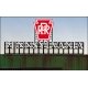Pennsylvania w/Keystone Animated Neon Billboard -- 3 x 6-1/2′ 7.6 x 16.5cm, All Scales, Micro Structures 4281