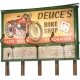 Lighted Billboard - Just Plug(R) -- Deuce′s Parts and Repair, HO, Woodland Scenics 5792