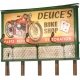 Lighted Billboard - Just Plug(R) -- Deuce′s Parts and Repair, HO, Woodland Scenics 5792