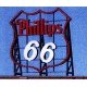 Laser-Cut Wood Billboard Kits - Large for HO, S & O -- Phillips 66 3` Wide x 3-1/2` Tall 7.5 , All Scales, Blair Line 2504