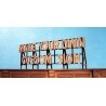 Laser-Cut Wood Billboard Kits - Large for HO, S & O -- Do-It-Yourself Custom 4-3/4 x 2′, All Scales, Blair Line 2550