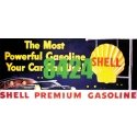 Shell Premium Gasoline Billboard - Kit, HO, Tichy Train Group 8424