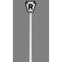 Pennsylvania Railroad Keystone Ring Sign pkg(18), All Scales, Tichy Train Group 8297