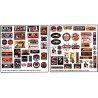 Storefront & Advertising Signs -- Porcelain Advertising Set 2, HO, Blair Line 139