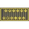 Highway Written Warning Signs -- Yellow w/Black Print 12 Different Signs, HO, Tichy Train Group 8256