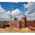 Vintage Brick Warehouse, HO, Walthers Cornerstone 4104