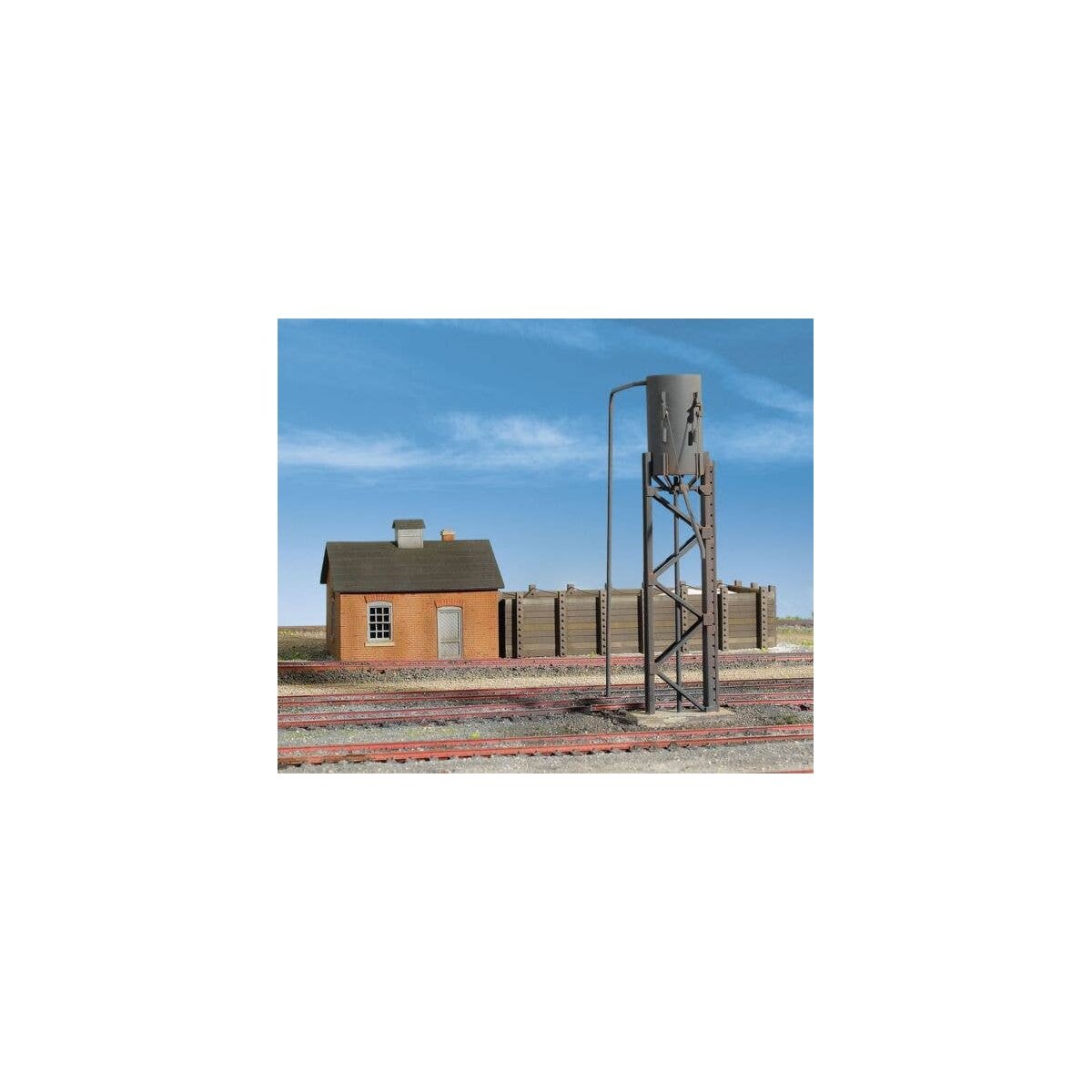 Sanding Towers & Drying House -- Kit, HO, Walthers Cornerstone 3182