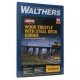 Trestle w/Deck Girder Bridge -- Kit - 15-1/2 x 4 x 4′ 38.7 x 10 x 10cm, HO, Walthers Cornerstone 3147