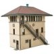Santa Fe Interlocking Tower -- Kit - 2-7/8 x 4-7/8 x 5-1/8′ 7.3 x 12.3 x 13cm, HO, Walthers Cornerstone 2983