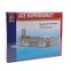 Ace Super Market -- Kit - 5-1/2 x 9-3/8 x 3-1/2′ 13.7 x 23.7 x 8.7cm, HO, Life-Like Products 1330