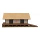 Golden Valley Freight House -- Kit - 4 x 2-1/8 x 2′ 10.1 x 5.3 x 5cm, N, Walthers Cornerstone 3895