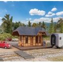 Victoria Springs Station -- Kit - 4-7/16 x 3-13/16 x 3-5/16′ 11.2 x 9.6 x 8.4cm, HO, Walthers Cornerstone 3555