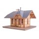 Victoria Springs Station -- Kit - 4-7/16 x 3-13/16 x 3-5/16′ 11.2 x 9.6 x 8.4cm, HO, Walthers Cornerstone 3555
