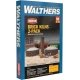 Brick Kilns 2-Pack -- Kit - Each 4-7/8 x 2-7/32′ 12.4 x 5.6cm, HO, Walthers Cornerstone 4100