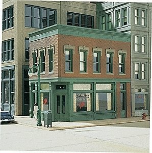 Carol′s Corner Cafe - Woodland Scenics DPM Landmark Structures(R) -- Kit - 4-1/4 x 2-, HO, Design Preservation Models 11300