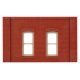 Modular Building System(TM) -- One-Story Wall Sections w/Rectangular Windows - Kit, HO, Design Preservation Models 30130