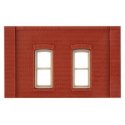 Modular Building System(TM) -- One-Story Wall Sections w/Rectangular Windows - Kit, HO, Design Preservation Models 30130