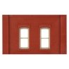 Modular Building System(TM) -- One-Story Wall Sections w/Rectangular Windows - Kit, HO, Design Preservation Models 30130