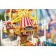 Nostalgic Steam Ferris Wheel with Motor -- Kit - 4-5/16 x 2-7/16 x 3-11/16′ 11 x 6.2 x 9.3cm, HO, Faller Gmbh 140311