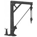 Jib Crane -- Kit, HO, Tichy Train Group 8007
