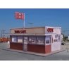 Yard Cafe -- Kit - 4-3/4 x 3-1/4′ 12.1 x 8.3cm, HO, Blair Line 2006