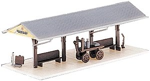 Station Platform 2-Pack -- Kit - Each: 3-1/4 x 1-1/4′ 8.25 x 3.2cm, N, Atlas Model Railroad Co. 2842