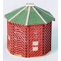 Tom`s Corn Crib -- 2-1/4` 5.6cm Diameter 2-1/2` 6.2cm Tall, HO, Blair Line 191