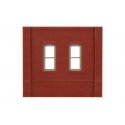 Modular Building System(TM) -- Dock Level Wall Sections w/Rectangular Windows - Kit, HO, Design Preservation Models 30133