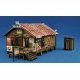 Sam`s Roadhouse w/Outhouse -- Kit - Main Building: 1-1/2 x 2-3/8` 3.8 x 6cm, N, Blair Line 1003
