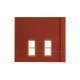 Modular Building System(TM) -- Street Level Wall Sections w/Rectangular Windows - Kit, HO, Design Preservation Models 30134