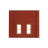 Modular Building System(TM) -- Street Level Wall Sections w/Rectangular Windows - Kit, HO, Design Preservation Models 30134